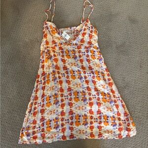 Aerie NWT Floral Spaghetti Strap Dress